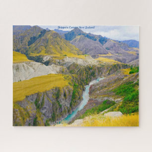 Puzzle Cañón de esquiadores Nueva Zelanda