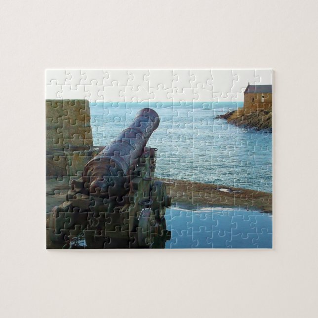 Puzzle Canon Porthleven Cornualles Inglaterra (Horizontal)