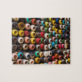 Puzzle Cañones de pintura para rociado usados