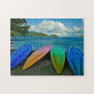 Puzzle Canos Coloridos En La Playa En Pago Pago