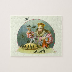 Puzzle Canta una canción de seis peniques, rima infantil 