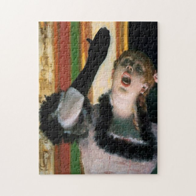 Puzzle Cantante con un guante, Edgar Degas (Vertical)
