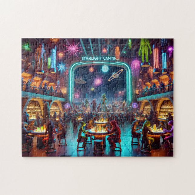 Puzzle Cantina Starlight Bar Cósmico Alienigena (Horizontal)