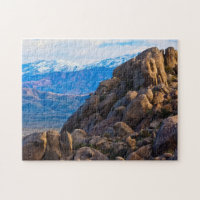 Cantos rodados y montañas