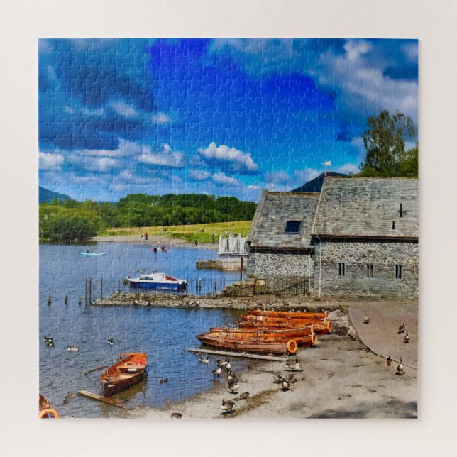 Puzzle Cantos tranquilos en Derwentwater (Vertical)