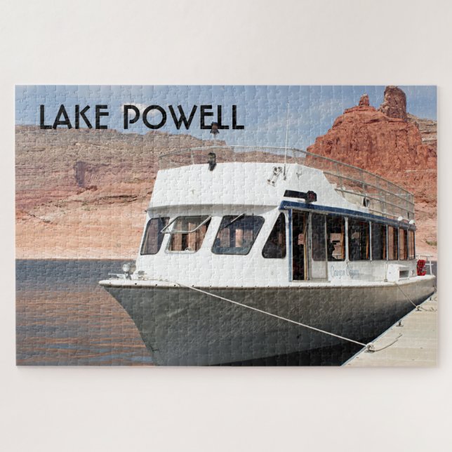 Puzzle Canyon Odyssey boat, Lago Powell, Arizona (Horizontal)