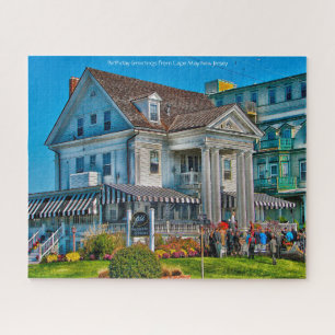 Puzzle Cap May New Jersey.Christmas Greetings Jigsaw Puzz