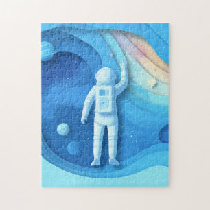 Puzzle Capa de astronauta fuera de este mundo
