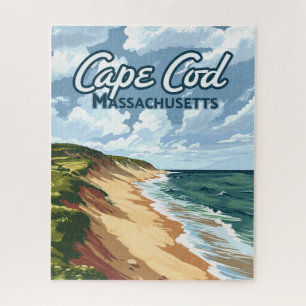Puzzle Cape Cod Beach Seashore Massachusetts Blue
