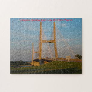 Puzzle Cape Girardeau Missouri. Saludos de Navidad