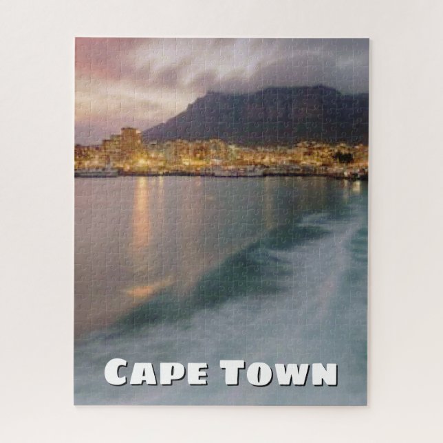 Puzzle Cape Town Viajes Vintage Retro (Vertical)