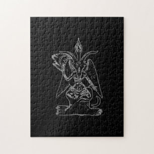 Puzzle Caperos de Baphomet Satan Black Magic Lucifer Occu