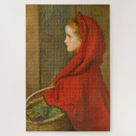Puzzle Caperucita Roja (por John Everett Millais)