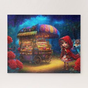 Puzzle Caperucita Roja Y Lobo