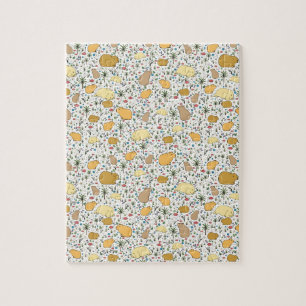 Puzzle Capibaras en amarillo