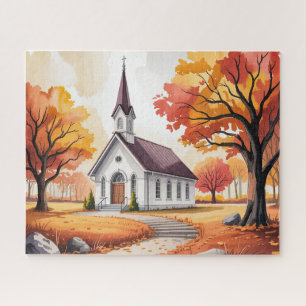 Puzzle Capilla de Otoño/Iglesia