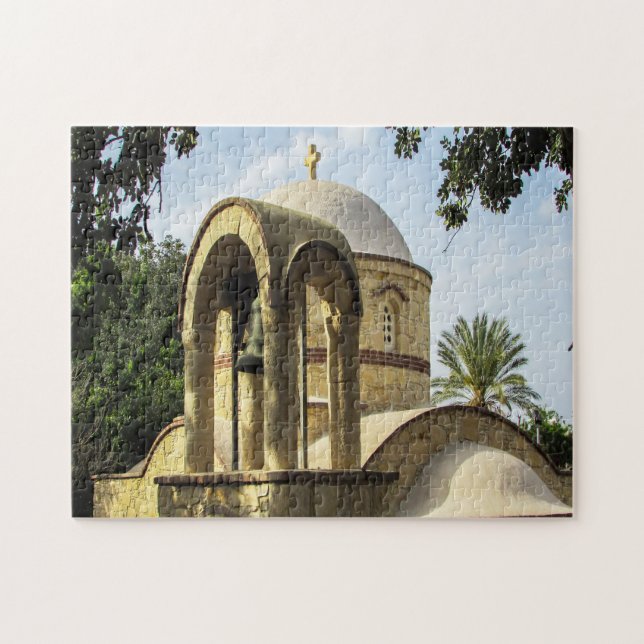 Puzzle Capilla de Protaras Chipre. (Horizontal)