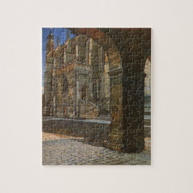 Puzzle Capilla del Eton College por Anna Alma Tadema (Vertical)