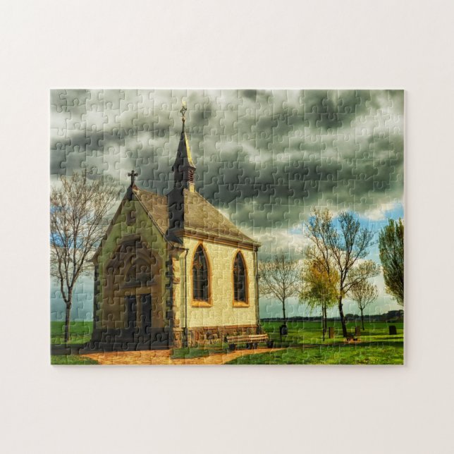 Puzzle Capilla Eifel Alemania. (Horizontal)