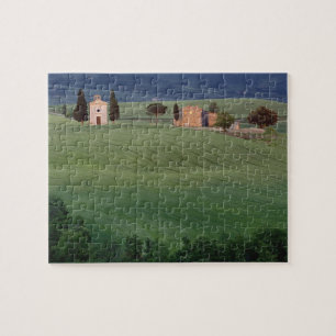 Puzzle Capilla San Quirico d'Orcia, Toscana, Italia