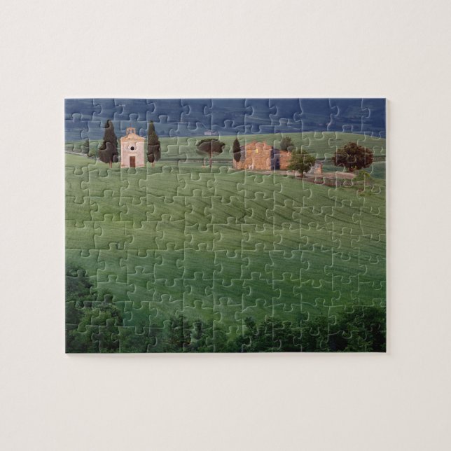 Puzzle Capilla San Quirico d'Orcia, Toscana, Italia (Horizontal)