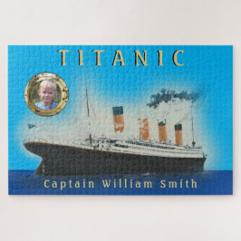 Puzzle Capitán de foto del barco personalizado Titanic