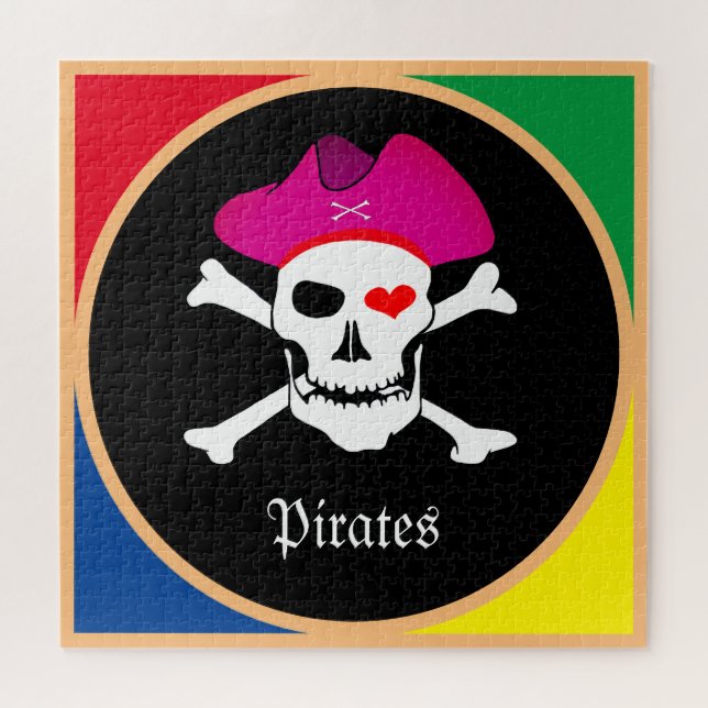 Puzzle Capitán "Grace" y Piratas - Isla del Tesoro /Chica (Horizontal)