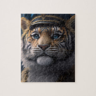 Puzzle Capitán piloto de tigre