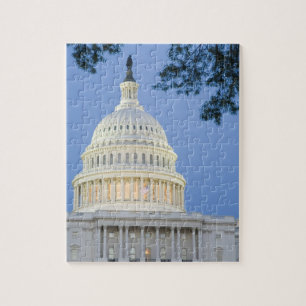 Puzzle Capitolio de EE. UU. al anochecer, Washington D.C.