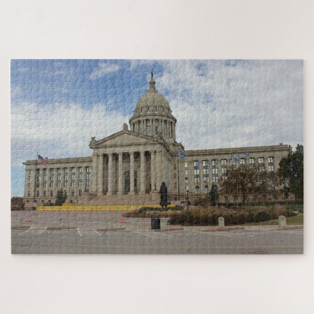 Puzzle Capitolio del estado de Oklahoma (Horizontal)
