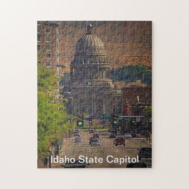 Puzzle Capitolio estatal de Idaho en Boise (Vertical)
