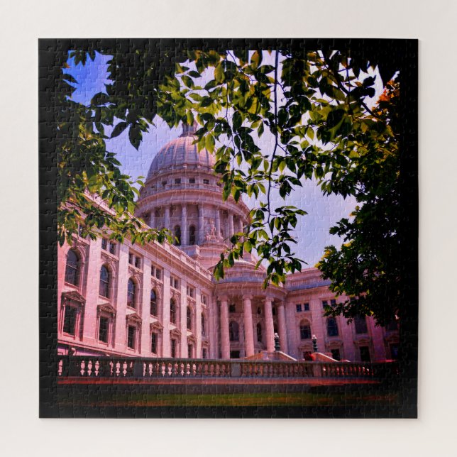 Puzzle Capitolio Estatal de Wisconsin (Vertical)