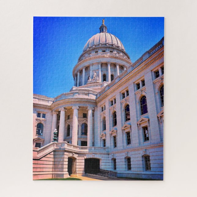 Puzzle Capitolio Estatal de Wisconsin (Vertical)