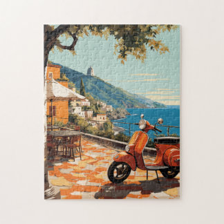 Puzzle Capri Amalfi Coast Italia Vintage