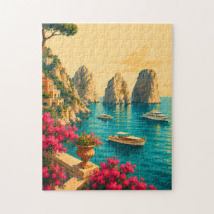 Puzzle Capri Italia Viajes Antiguos Faraglioni Pilas de M
