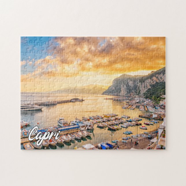 Puzzle Capri, Mar Tirreno, Italia (Horizontal)