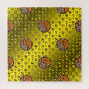 Puzzle Capricornio y Mono de Madera