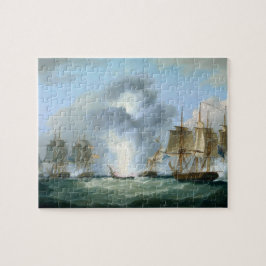 Puzzle Captura de barcos del tesoro español 1804