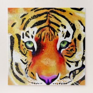 Puzzle Capturando la Majestad: La Mirada de un Tigre