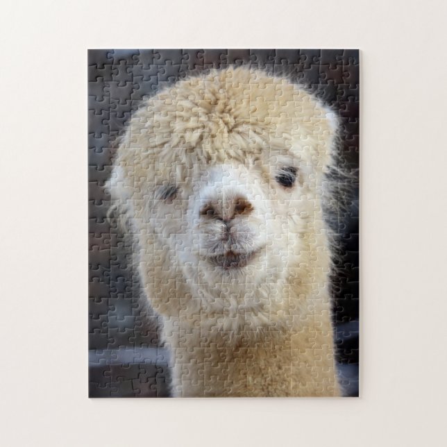 Puzzle Cara de alpaca linda         (Vertical)