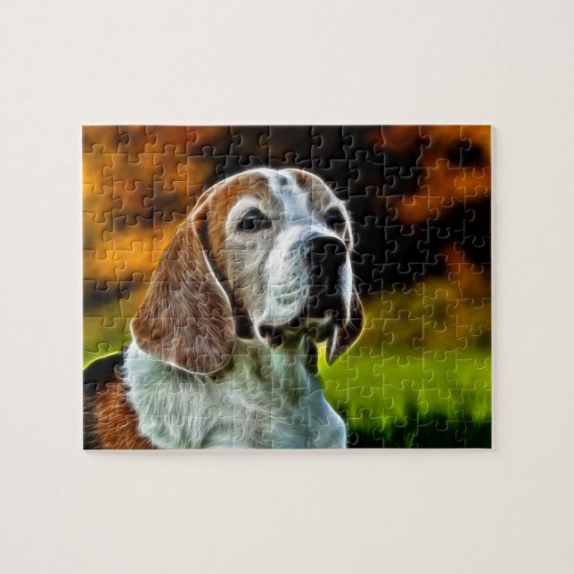 Puzzle Cara de beagle (Horizontal)