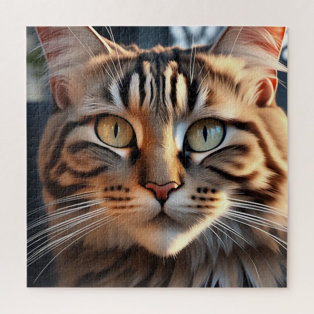 Puzzle Cara de gato (Vertical)
