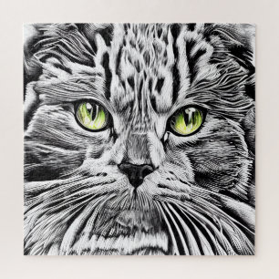 Puzzle Cara de gato
