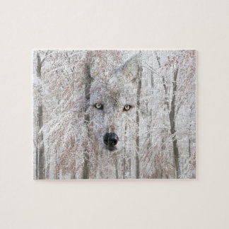 Puzzle Cara de lobo oculta