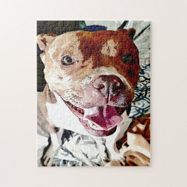 Puzzle Cara de Pittie sonriente (Vertical)