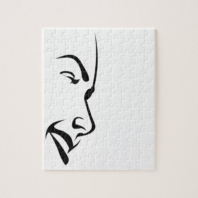 Puzzle Cara de una Mujer (Vertical)