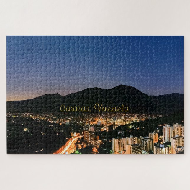 Puzzle Caracas de noche (Horizontal)