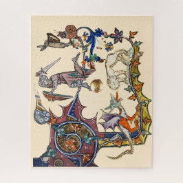 Puzzle Caracol medieval de guerra bESTIARIA contra caball