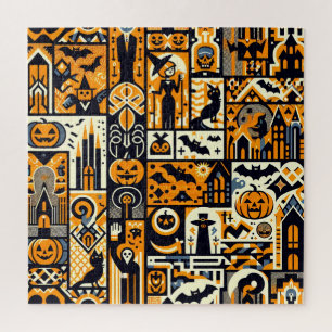Puzzle Caracteres de Halloween