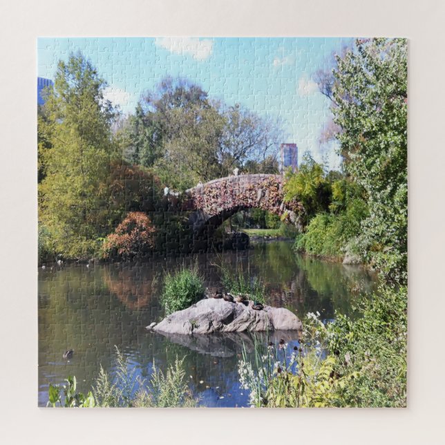 Puzzle Característica de Agua Central Park Nueva York (Vertical)